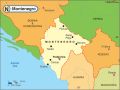 黑山共和国地图